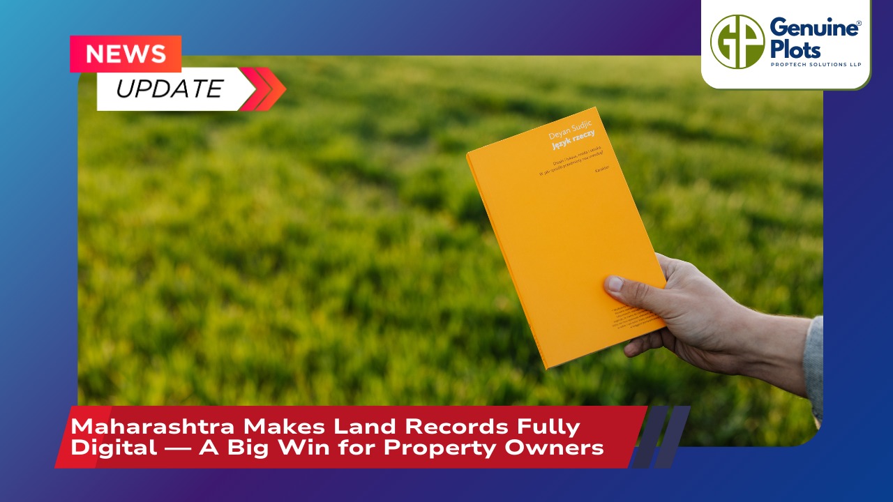 Maharashtra Makes Land Records Fully Digital — A Big Win for Property Owners